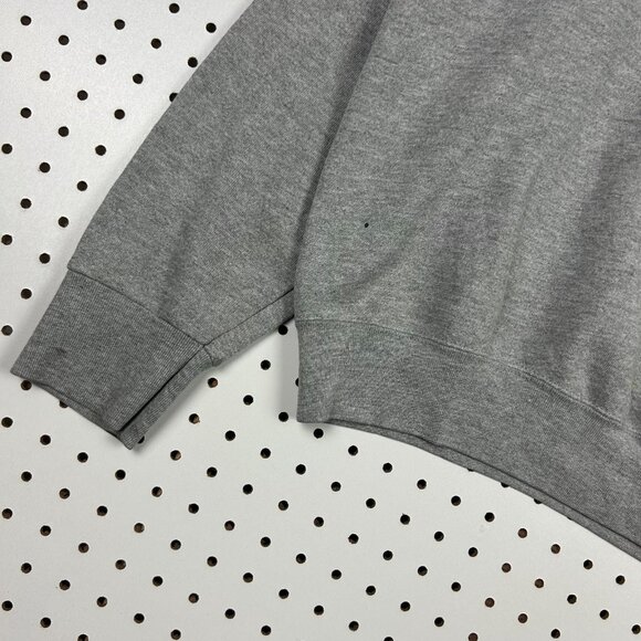 Nebraska Cornhuskers 90s Crewneck Medium Embroidered Gray USA Sweatshirt Red Y2K - Picture 3 of 6